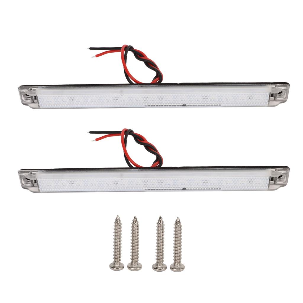 2 Pcs Side Marker Light 12V DC IP65 Waterproof LED Width Indicator Clearance Light for RVs Boats Yachts