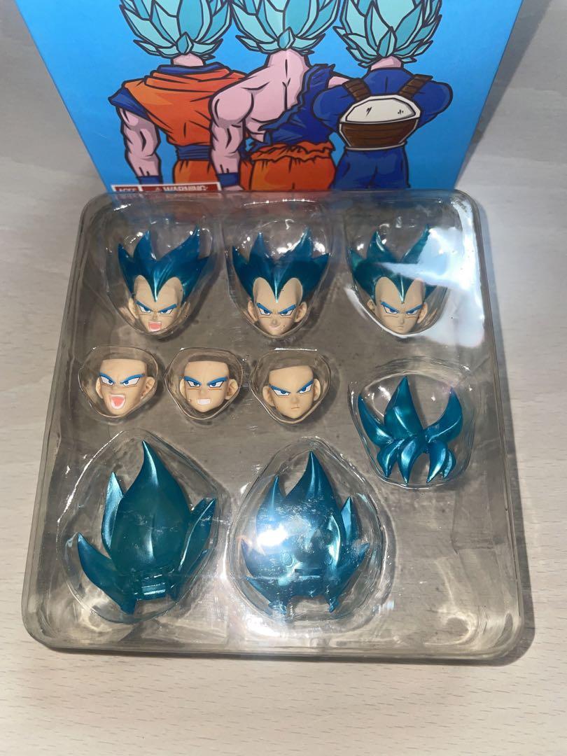 

[USED] S.H.Figuarts Dragon Ball Goku Vegeta Custom Head Parts