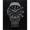 Seiko Analog Black Dial Silver Band Stainless Steel Watch Classic Men's - SSB413P1, Black,
