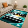 HD Fast F-Furious Vin Diesel Racing Car Living Room Non-Slip Area Rug Carpet for Bedroom Playroom Sofa,Easy Clean Home Doormat