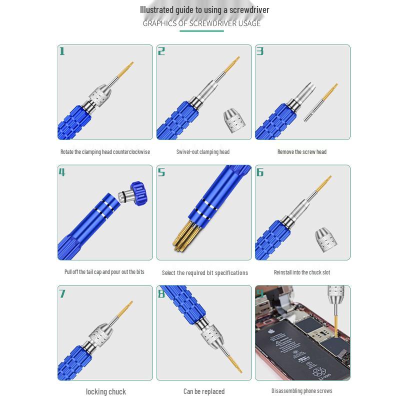 Xiaomi Air/Pro Laptop Repair Screwdriver Set - T5 Hexagonal Disassembly Tool