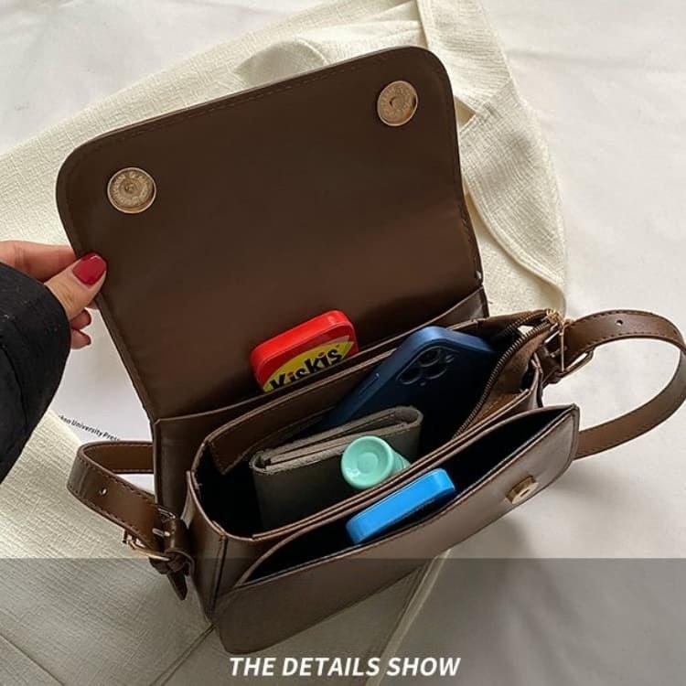 New simple shoulder messenger bag retro small square bag