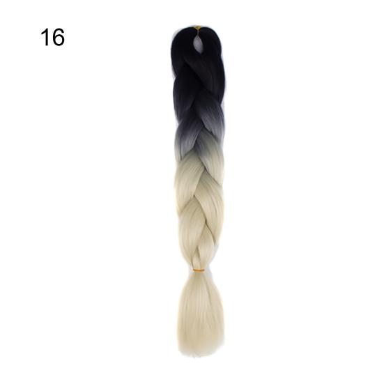 Cosplay paruky Gradient African Blackman Cosplay pro ženy Prodlužovací dlouhé doplňky spletené umělé vlasy