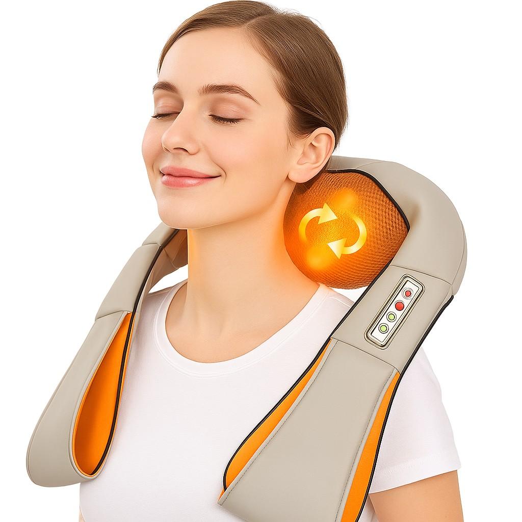 Electric neck and back body massager