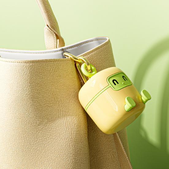 Lint Roller Reusable Washable Sticky Roller Eco-Friendly Pet Hair Remover Robot Design 2-in-1 Portable Lint Brush Quick Drying Travel Cleaner