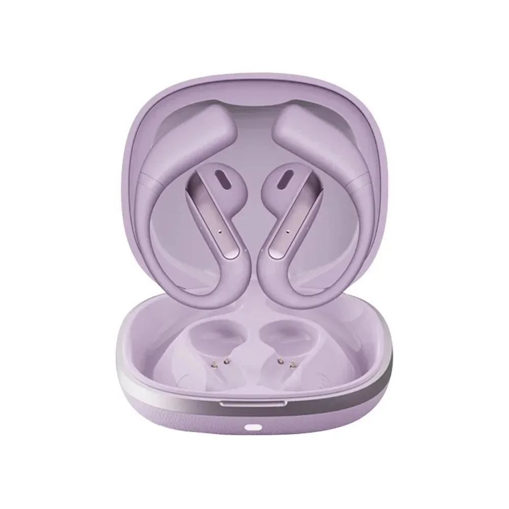 

YJ55 Smart Bluetooth Translation Headphones Stereo Semi-in-ear Air Conduction True Wireless Sports Long-lasting Headphones фіолетовий