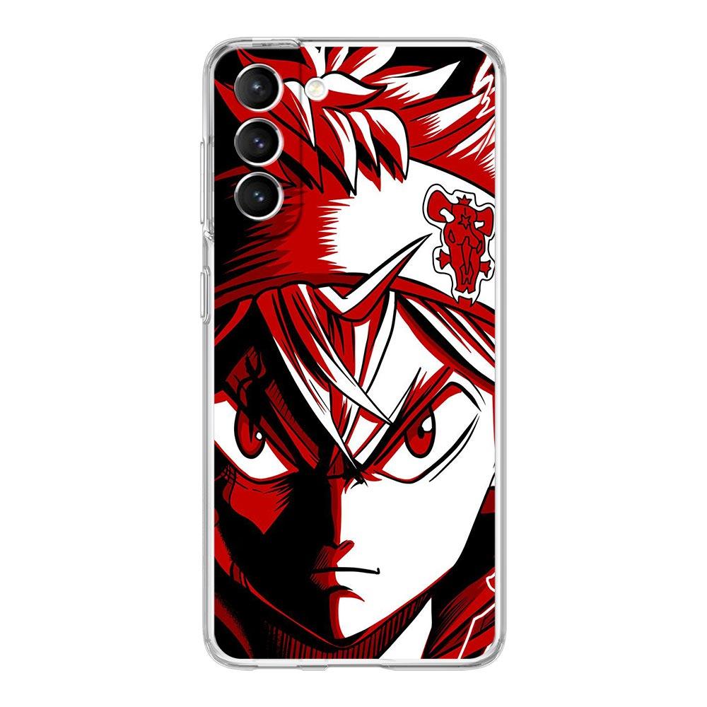 

Чехол для телефона Asta Black Clover Neon для Samsung Galaxy S22 S21 S20 FE Ultra 5G S10 S10E S9 S8 Plus Note 10 20, прозрачный силиконовый чехол Samsung S20 Plus