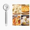 Stainless Steel Pastry Roller Nonstick Ravioli Cutter Pastry Wheel Cutter Pastry Roller Edge Sealing Embossing Knife Dough Cutte