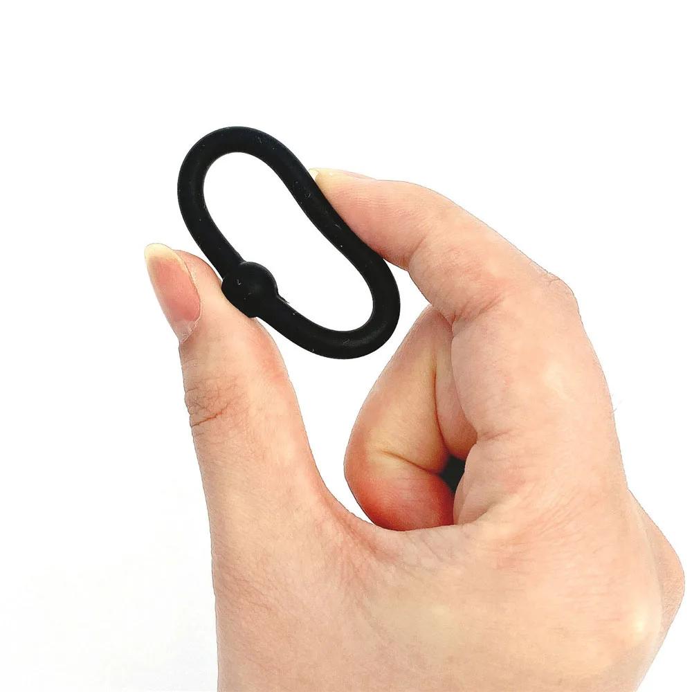 4PCS Silicone Cock Ring Erection Ring Male Delay Ejaculation Penis Ring High Elasticity Penisring Sex Toys for Men Adults 18