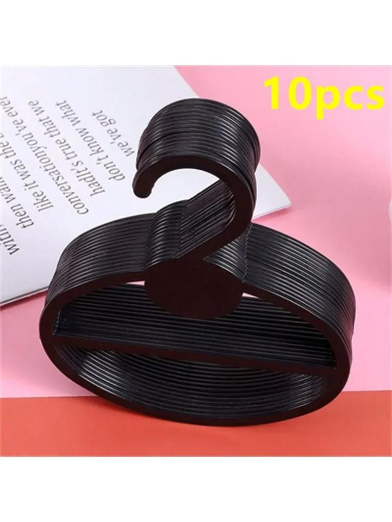 10/20ps Oval Scarf Shawl Tie Holder Circle Shape Coat Hanger Multifunctional Clothes Display Slots Holder Organizer Space Saving