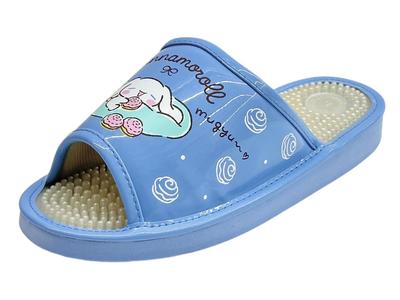 Sanrio SA-4191L Sanrio Characters Health Sandals for Women (Cinnamoroll/Blue, Size 24.0 Cm)
