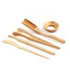 5 Pcs/Set Gongfu Tea Ceremony Utensils Set Bamboo Teaspoons Tea Needle Tweezer Clips Strainer Tong Tube Teaware Ancient Art Tool