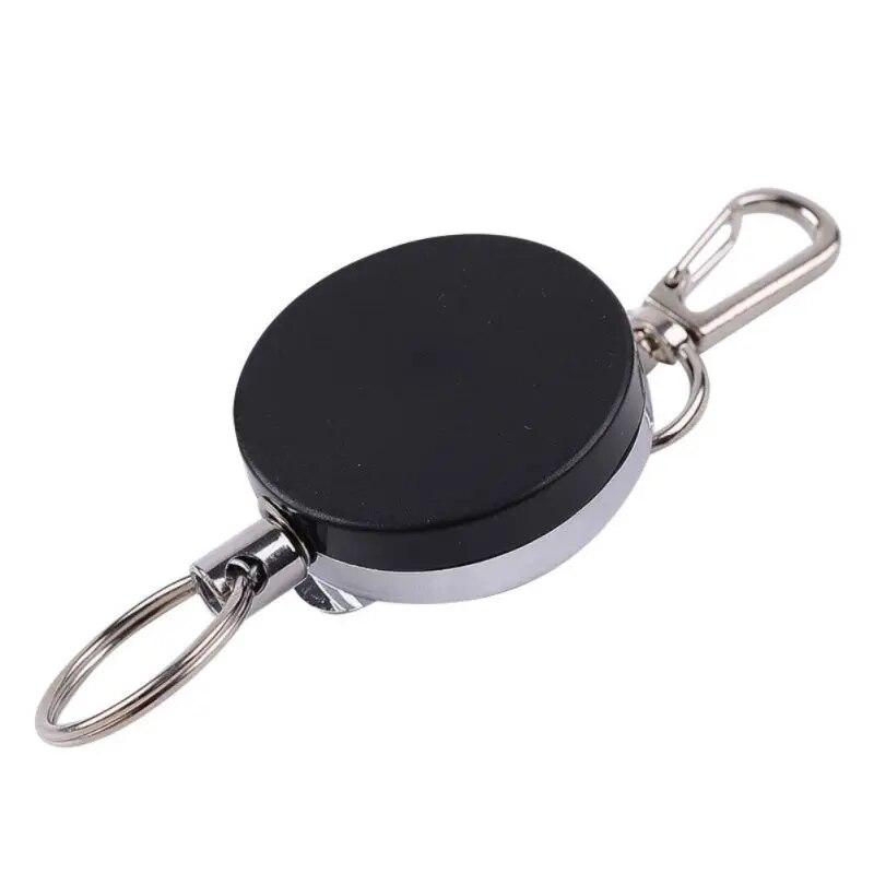 

1 шт. цельнометаллическая легкая пряжка, 4 высокоэластичных телескопических веревки, брелок для ключей, анти-потеря, противоугонный эластичный брелок