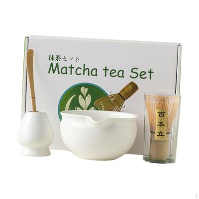 Set de 4 Accessoires Matcha Cérémonie du Thé Japonaise