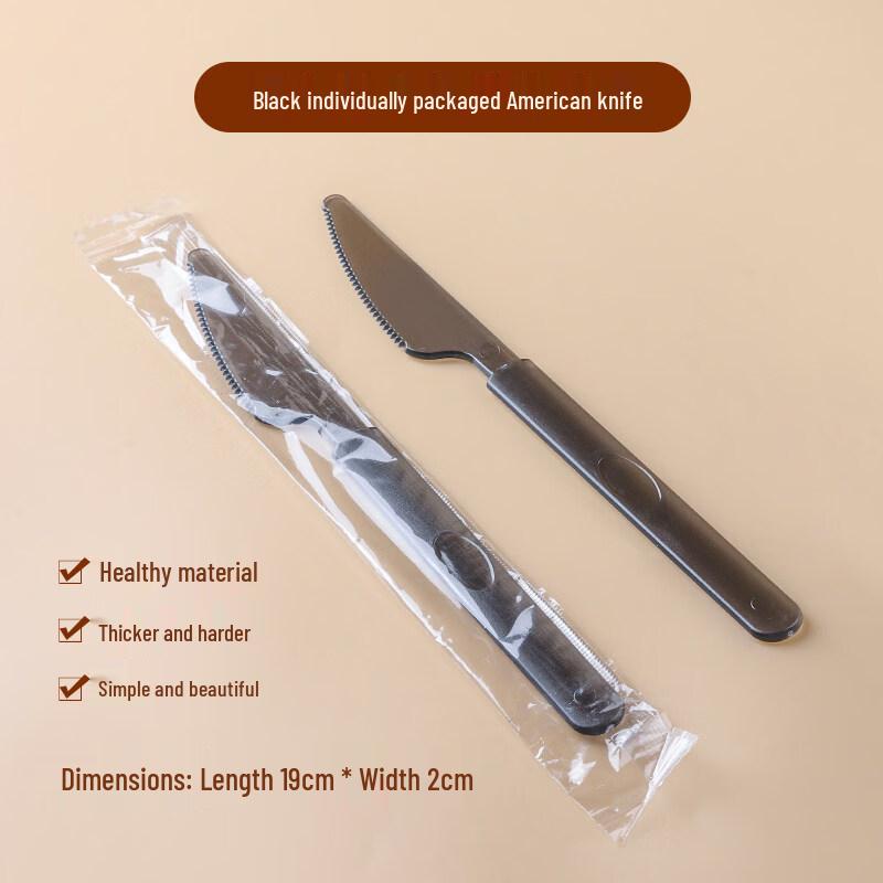 ZISIZ Disposable Plastic Cutlery Set