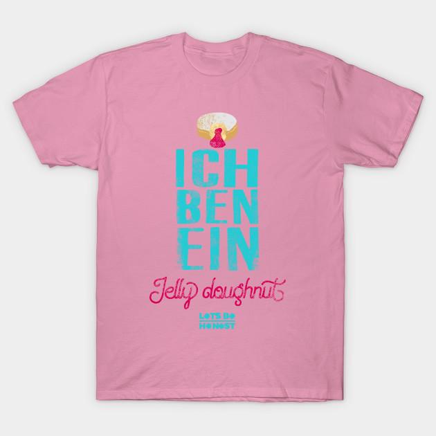 T Shirt Women Ich Ben Ein Jelly Doughnut Harajuku Print Kawaii Tshirt Summer Short Sleeve Female T-Shirt Top Tee