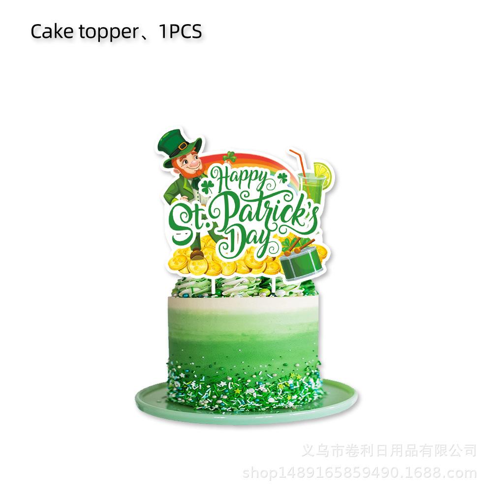 

St. Patrick S Day Party Supplies St. Patrick S Party Decoration Arrangements Props Banners Disposable Tableware Large power strip 1pcs