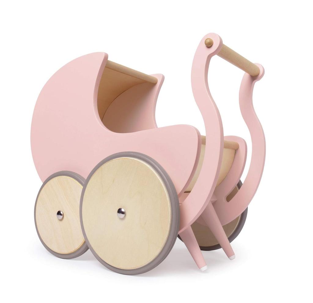 Kinderfeets Pram Walker 2in1 Vehicle 12 Months and Genuine Japanese Product & Walker/Hand (Ages Up) (Rose Pink)