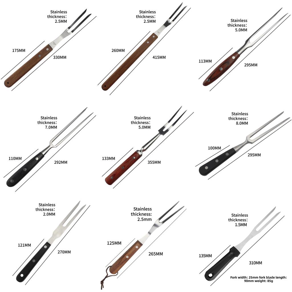 Stainless Steel Bbq Skewers With Wooden Handles For Outdoor Grilling And Meat Piercing