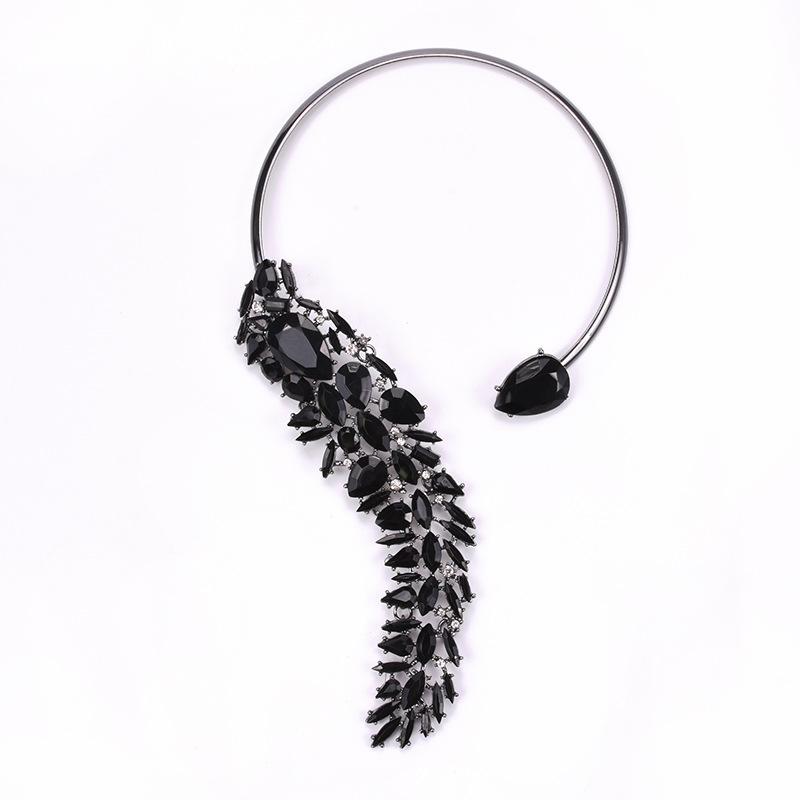 

Модные воротники, ожерелья, аксессуары, взрывоопасные предметы чёрный