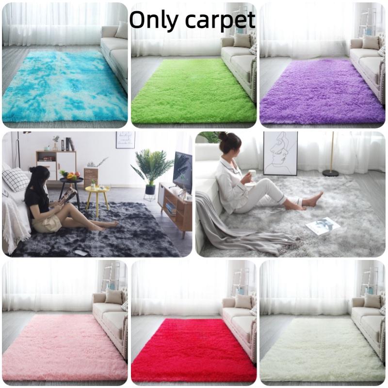 Stain-resistant Polyester Fiber Carpet For Girls' Bedroom And Living Room Decor
