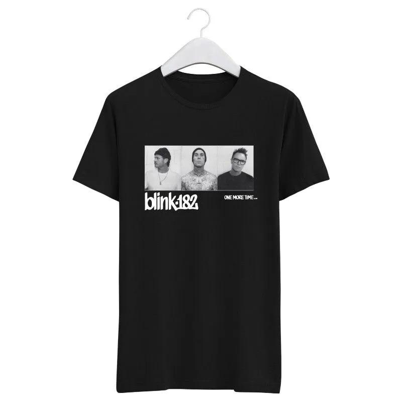 Unisex Short Sleeve Crew Neck Cotton T Shirt Blink 182 One More Time Tour XXXL