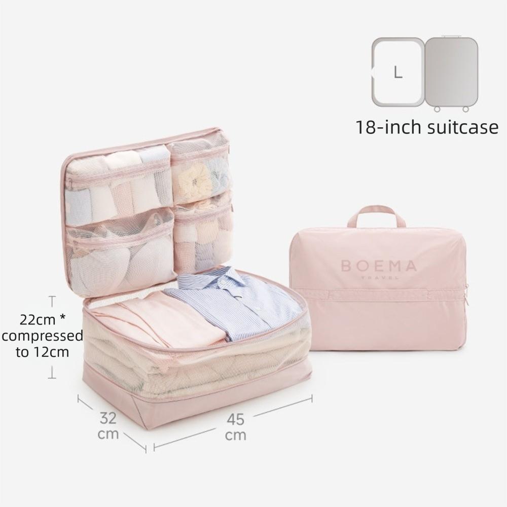 Large Capacity Travel Storage Bag Breathable Fabric Expandable Organizer Bag  Home Storage