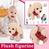 Interactive Walking Plush Puppy Toy Dog, Remote Control Electronic Robot Dog Realistic Wagging Tail, Grooming Set, Gift Toy For Girls & Boys