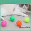 Wholesale Pet Toy 6.5cm Candy-colored Rubber Meteor Ball