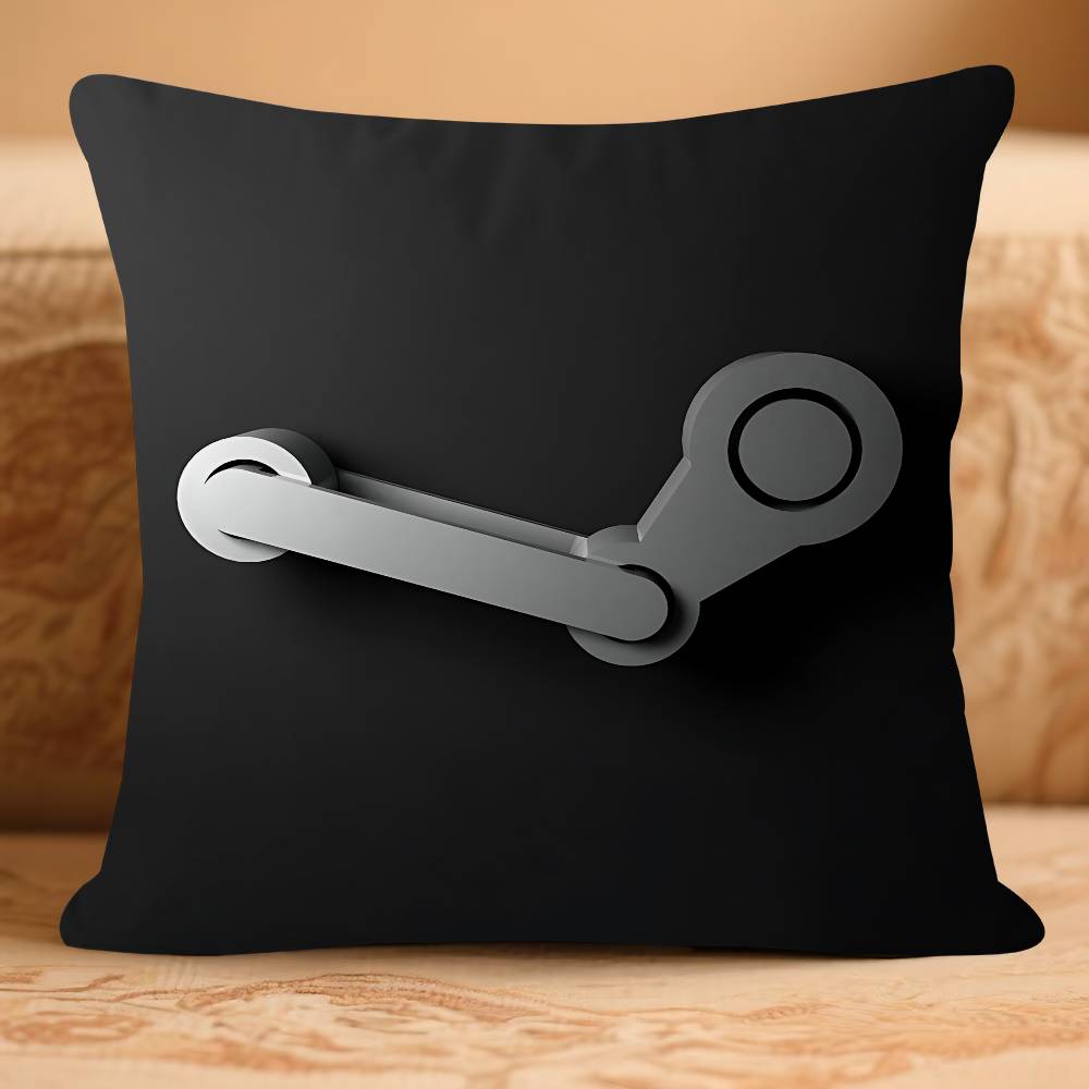 S-steam Logo Povlak na polštář Potah na polštář na pohovku Dekorace do domácnosti Dětský dárek