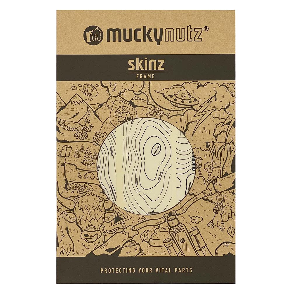 

Japanese Mucky Nutz Bicycle Frame Protection Seal SKINZ FRAME PROTECTION CONTOURS Matte Black [Genuine Product]