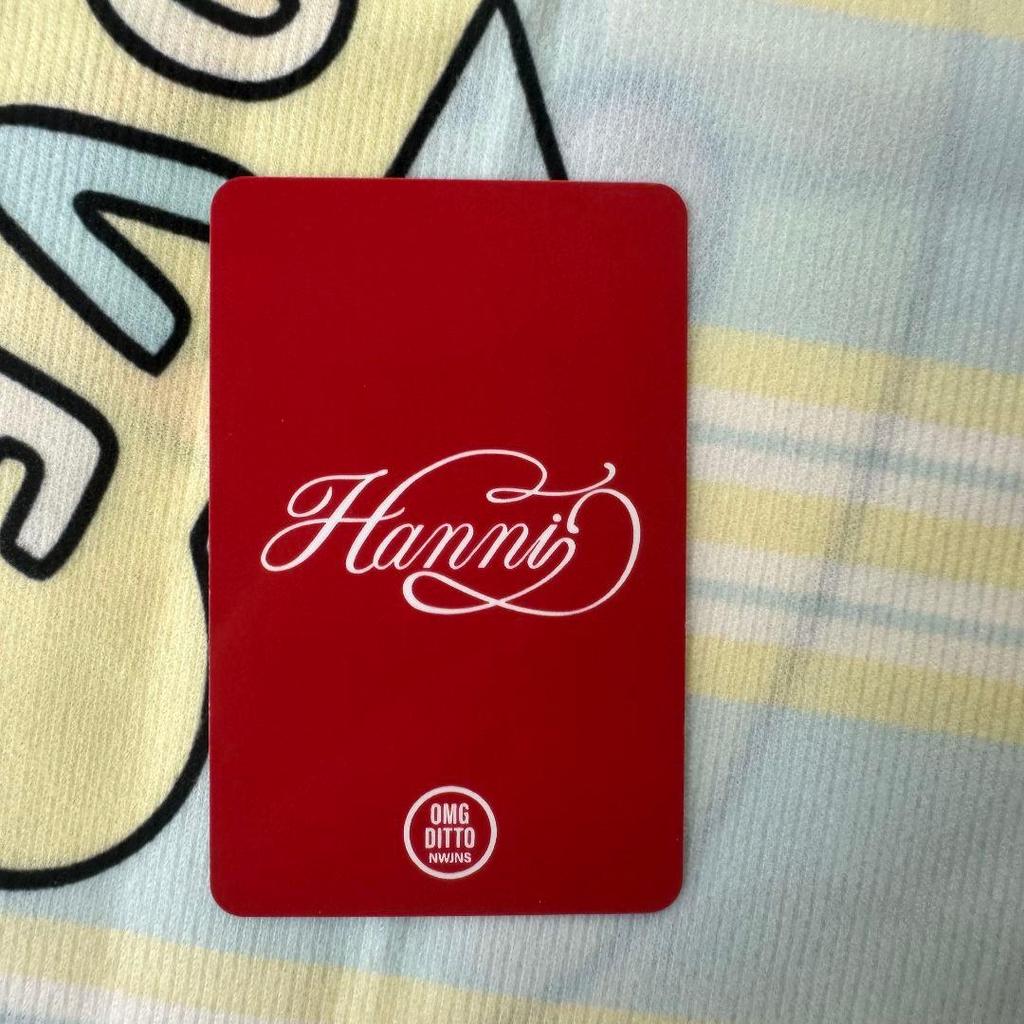 [USED] NEWJEANS OMG DITTO Sanok New Jeans Trading Card Hani