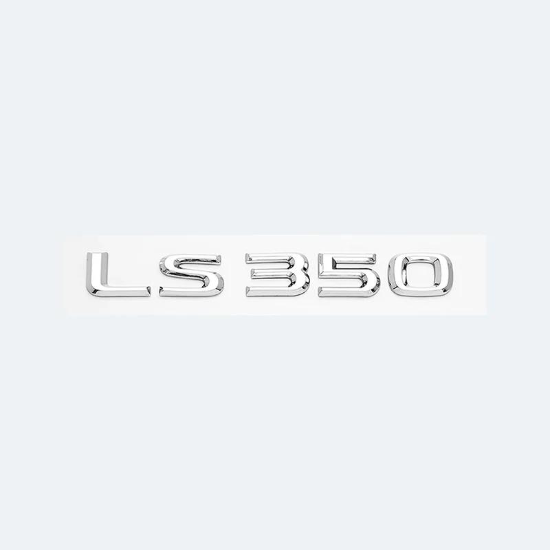 3D Chromowane Błyszczące Czarne Litery ABS LS350 LS400 LS460 LS460L LS500 LS500h HYBRID Emblemat Do Bagażnika Samochodu Lexus Odznaka Naklejka