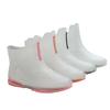 Couple fashion transparent rain shoes street versatile color matching short rain boots women's non-slip waterproof shoes rubber shoes