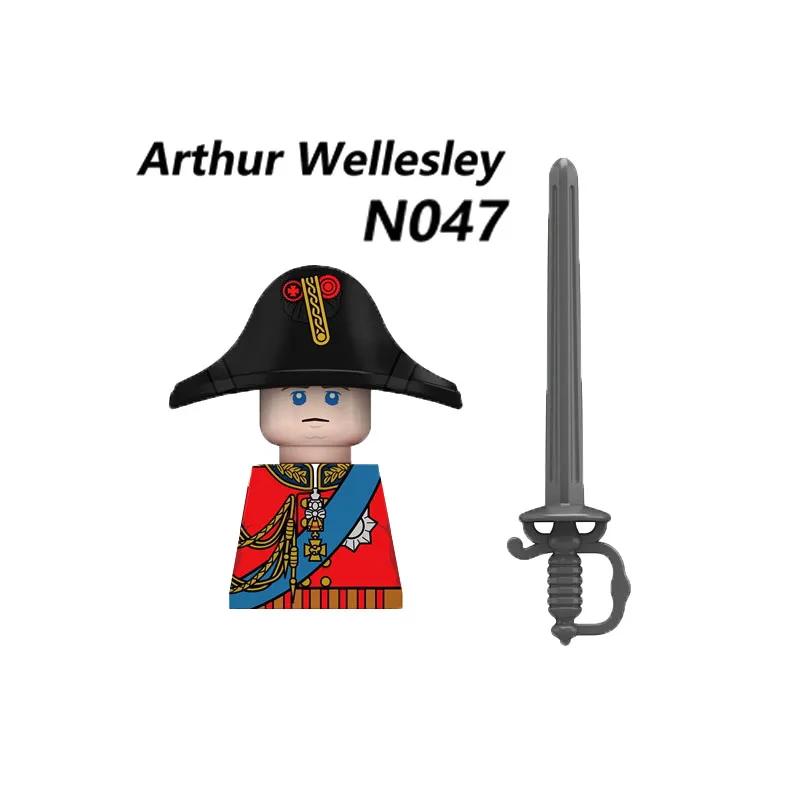 

Средневековые солдаты наполеоновских войн Фигурки Военные MOC Строительный блок Рыцари Британский Французский Фузилер Винтовки Оружие Детская игрушка