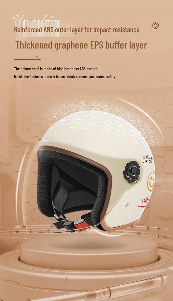 Women's Unisex Winter Warm Half Helmet for Electric Scooter/Motorcycle with Free Shipping