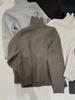 Elegant Korean Gray Turtleneck Knit Sweater for Women - 2024 Autumn/Winter Collection