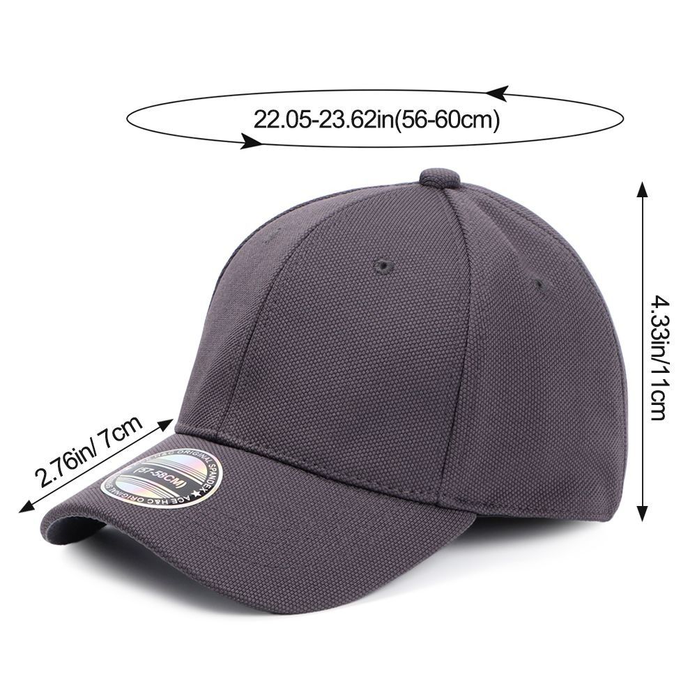 Solid Color Baseball Caps Adjustable Sports Cap High Quality Sun Hats  Men Women
