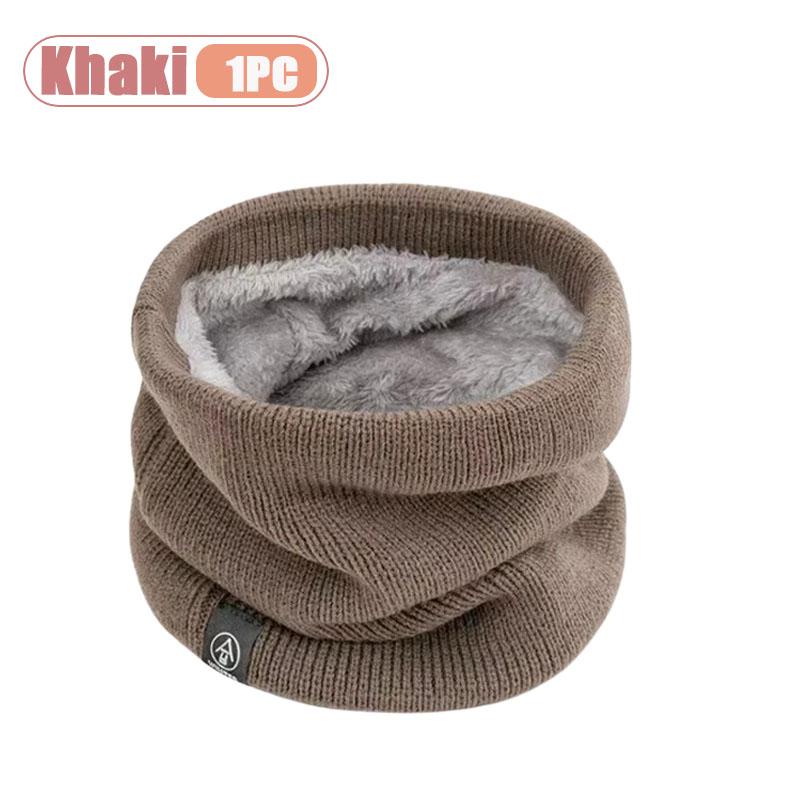 1-20PCS Unisex Winter Scarf Thickened Fleece Lined Warm Neck Gaiter for Outdoor Cycling Student Cold Weather Gift