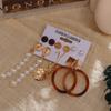 Luxury Stud Earrings Crystal Stud Earrings Set Earrings Women's Christmas Earrings