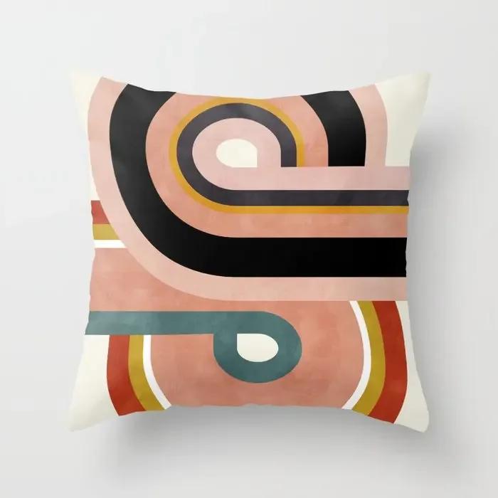 

House Decorative Home Pillowcase for sofa Cushion Cover 45*45 Nordic 40*40cm 40x40cm 50x50 Living Room abstract 60x60 pink love 30x30CM(12x12in)