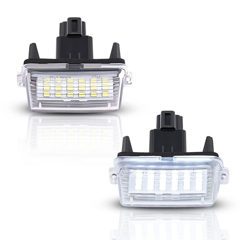 

1 Pair PC Lens LED License Plate Light 12V License Plate Lamp License Plate Light for Ford F150