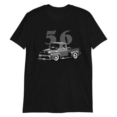 1956 F100 Antique Pickup Truck TShirt New 100 Cotton Short Sleeve ONeck Casual Unisexs Tshirt Streetwear