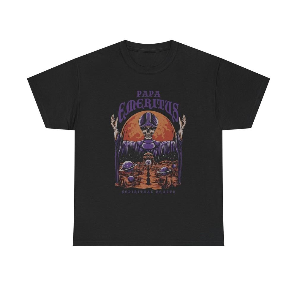 Papa Emeritus Graphic T Shirt Unisex Heavy Cotton Tee Unisex T-Shirt XXXL