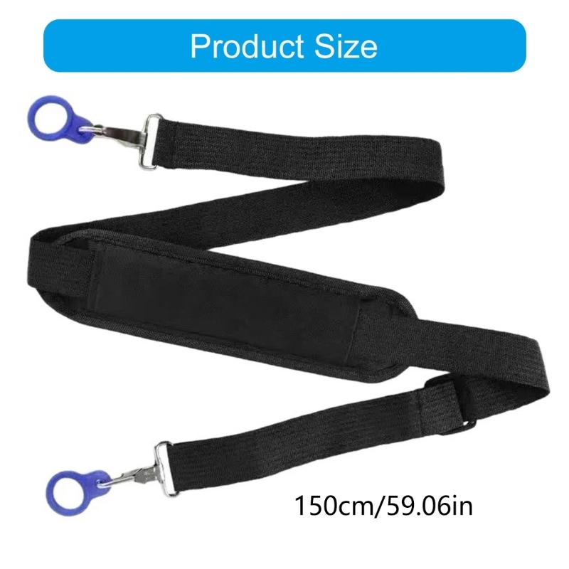 Multipurpose Fishing Rod Carry Strap Adjustable Length Fishing Poles Holder Strap Shoulder Belt Travel Tackle Carriers