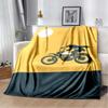 3D retro motorcycle  area Printing Blanket,Fashion Soft Cozy Living room Bedroom Sofa Bed Travel Blanket Birthday Gift