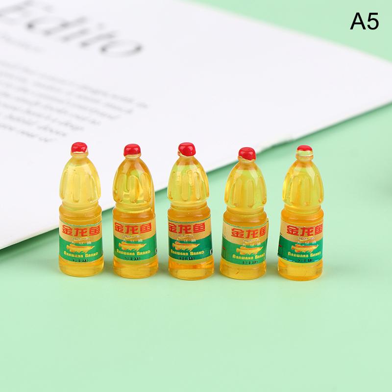 

Dollhouse Miniature Accessories 5pcs 12 Wine Bottle Simulation for Decoration 1/12 Perfect Gift For Kids Fun Play Toy