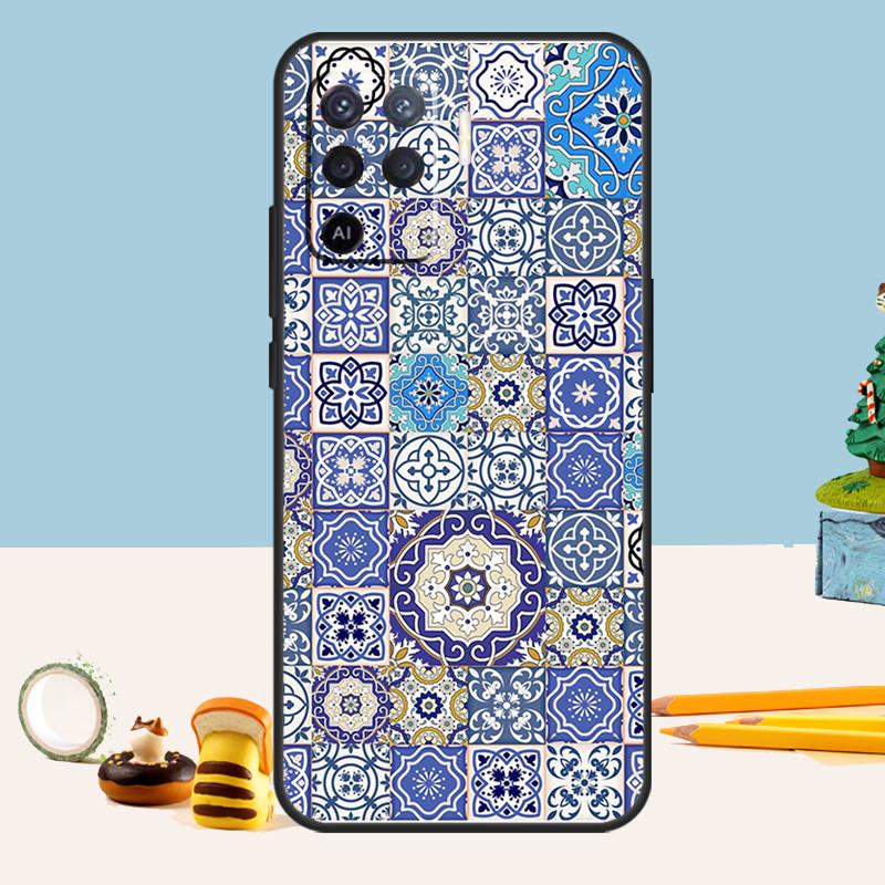 

Boho Tile Mosaic Aesthetic Case For Oppo A5 A6 Pro A15 A16 A76 A96 A17 A57 A98 A58 A78 A18 A38 A54 A74 A94 A40 A60 A80 OPPO A40 A40m