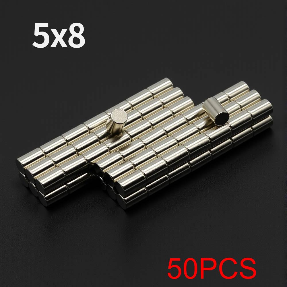 Powerful Neodymium Magnet N35 NdfeB Permanent Magnetic Imanes Round Super Strong Fridge Magnets DIY 5x8 8x8 10x8 16x8