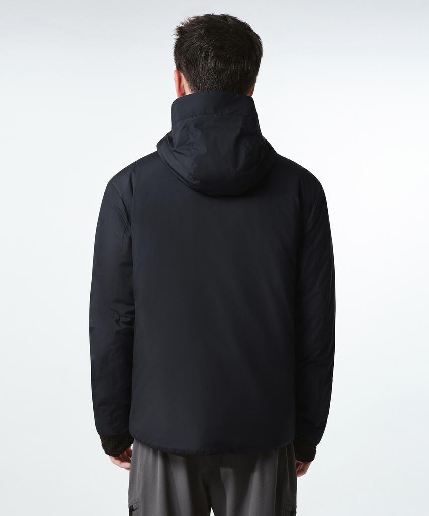 MUSINSA STANDARD [City Leisure] Hooded All-Round Padded Jacket [Navy]